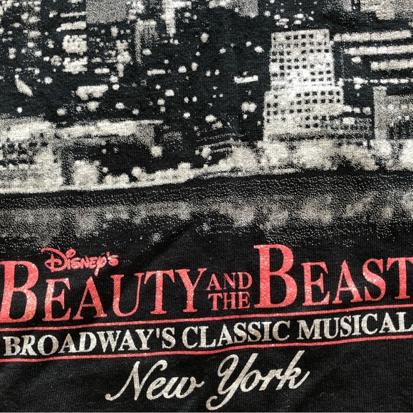 Disney Beauty and the beast New York Broadway Musical T-Shirt - Picture 3 of 7